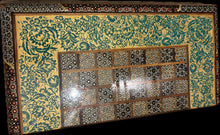 Load image into Gallery viewer, Luxury Khatam Backgammon and Chips Set – Tazhib Design - AZeeMall