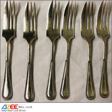 Load image into Gallery viewer, Dessert Forks - Set of 6 - Vintage Silver Plated Cutlery - AZeeMall