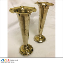 Load image into Gallery viewer, Pair of RAENO Stylish and Elegant Silver Platted Vases - AZeeMall