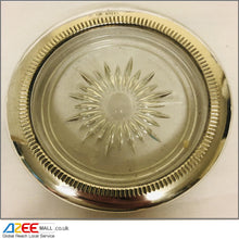 Load image into Gallery viewer, Silver-Plated Rimmed Pin Italian Trinket Vintage Dish Coaster - AZeeMall
