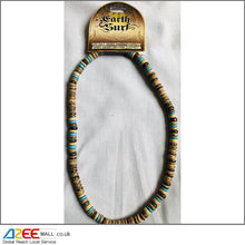 Load image into Gallery viewer, Vegan Blue and Brown Mixed Beads Necklace (N1) - AZeeMall