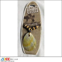 Load image into Gallery viewer, Vegan Sea Sell Tapered Shape White Pendant Necklace (N14) - AZeeMall