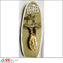 Load image into Gallery viewer, Vegan Sea Stone Tapered Pendant Necklace (N13) - AZeeMall