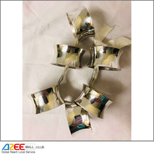 Load image into Gallery viewer, Vintage Silver-Plated Napkin Rings - Set of 6 - AZeeMall