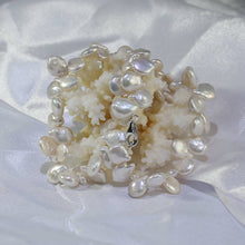 Load image into Gallery viewer, Coin Natural Freshwater Pearl Jewellery Set with 925 Silver Clasp - AZeeMall