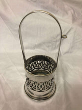 Load image into Gallery viewer, Antique Silver-Plated Bottle Holder with handle - AZeeMall