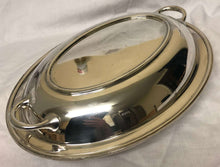 Load image into Gallery viewer, Lovely Antique Silver Plated Lidded Dish-Hand Engraved Foliate Design - AZeeMall