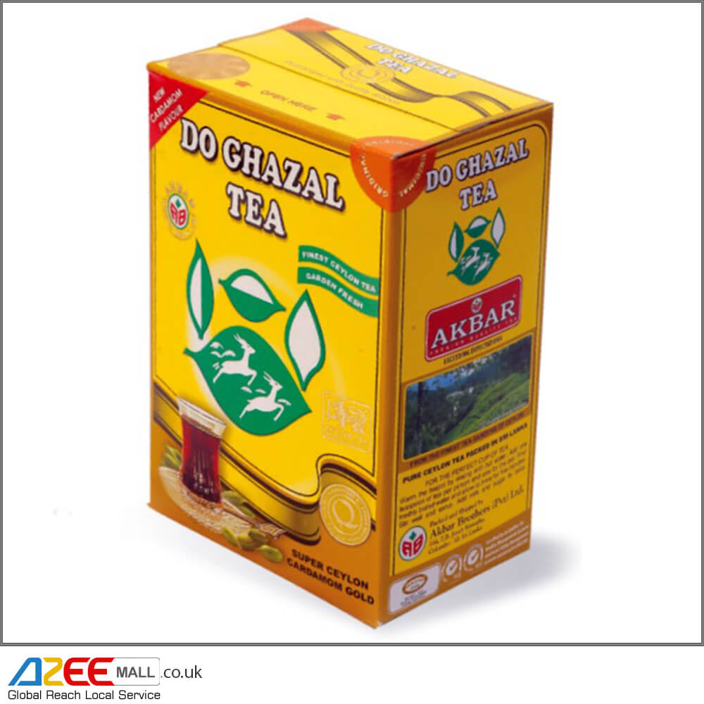 Alghazaleen (Do Ghazal) Loose Tea Cardamom Gold and Ceylon, 500g - AZeeMall