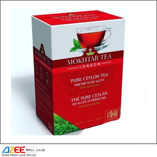 Pure Ceylon Loose Black Tea 100% Natural (Mokhtar), 500g - AZeeMall
