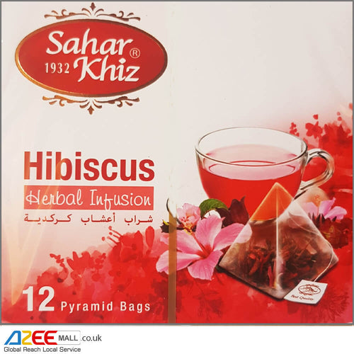Hibiscus Herbal Infusion 12 Pyramid Bags - AZeeMall