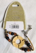 Load image into Gallery viewer, Vegan Circular Centre and Beads Bracelet (B8) - AZeeMall
