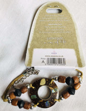 Load image into Gallery viewer, Vegan Circular Centre and Beads Bracelet (B8) - AZeeMall
