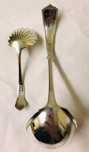 Two Antique Very Pretty Silver Plated Ladles - AZeeMall