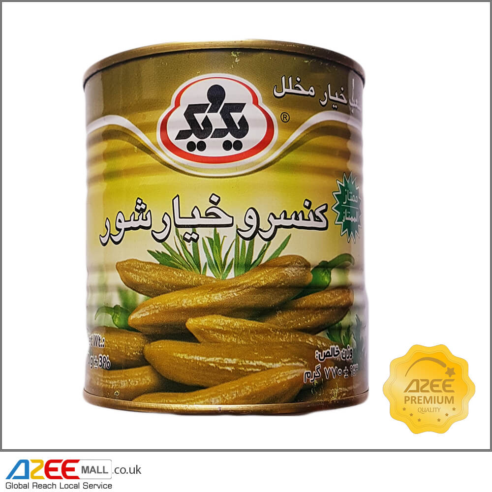 Cucumbers Gherkin Salted in Can (1&1), 770g - AZeeMall