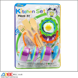 Kitchen Cooking Play SET 8PC - AZeeMall