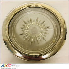 Load image into Gallery viewer, Silver-Plated Rimmed Pin Italian Trinket Vintage Dish Coaster - AZeeMall
