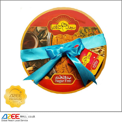 Sohan Saffron Toffee Board Glazed Nuts Topping Sugar-Free (Sohan Takht), 420g - AZeeMall