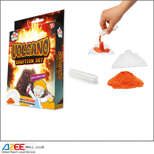 Kids Create Volcano Eruption Set Educational Toy Game (2 packs) - AZeeMall