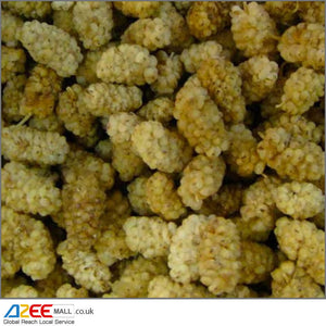 Mulberries White Sun-Dried (Toot Sefied), 400g - AZeeMall