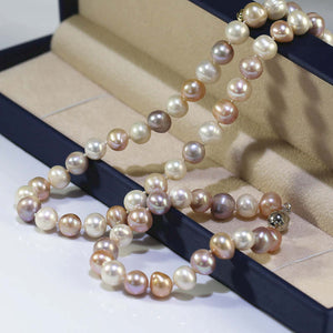 Elegant Natural Real Cultured Freshwater Pearl Jewellery Set - AZeeMall
