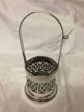 Load image into Gallery viewer, Antique Silver-Plated Bottle Holder with handle - AZeeMall
