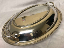 Load image into Gallery viewer, Lovely Antique Silver Plated Lidded Dish-Hand Engraved Foliate Design - AZeeMall
