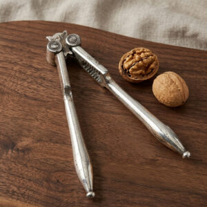 Antique Silver-Plated Owl Shape Nut Crackers
