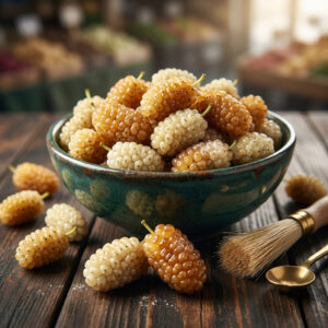 Mulberries White Sun-Dried (Toot Sefied), 400g