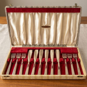 Purcell Set of Attractive Silver Plated Fish Cutlery