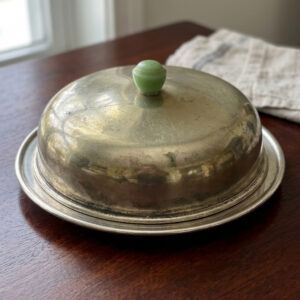 Silver-Plated Lidded Muffin Dish/Warming Dish Retro English Tableware