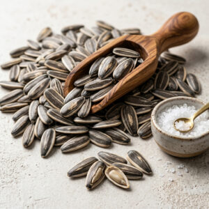 Sunflower Seeds in Shell Roasted 375g – Lightly Salted – Crunchy Snack – High Protein