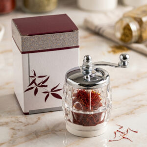 Azee Premium Manual Saffron & Herb Grinder – Fine Precision Spice Mill