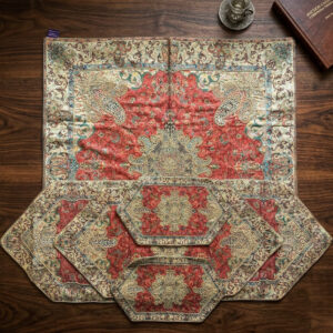 Luxury Persian Termeh Tablecloth Set – 5-Piece Complete Home Decor Collection